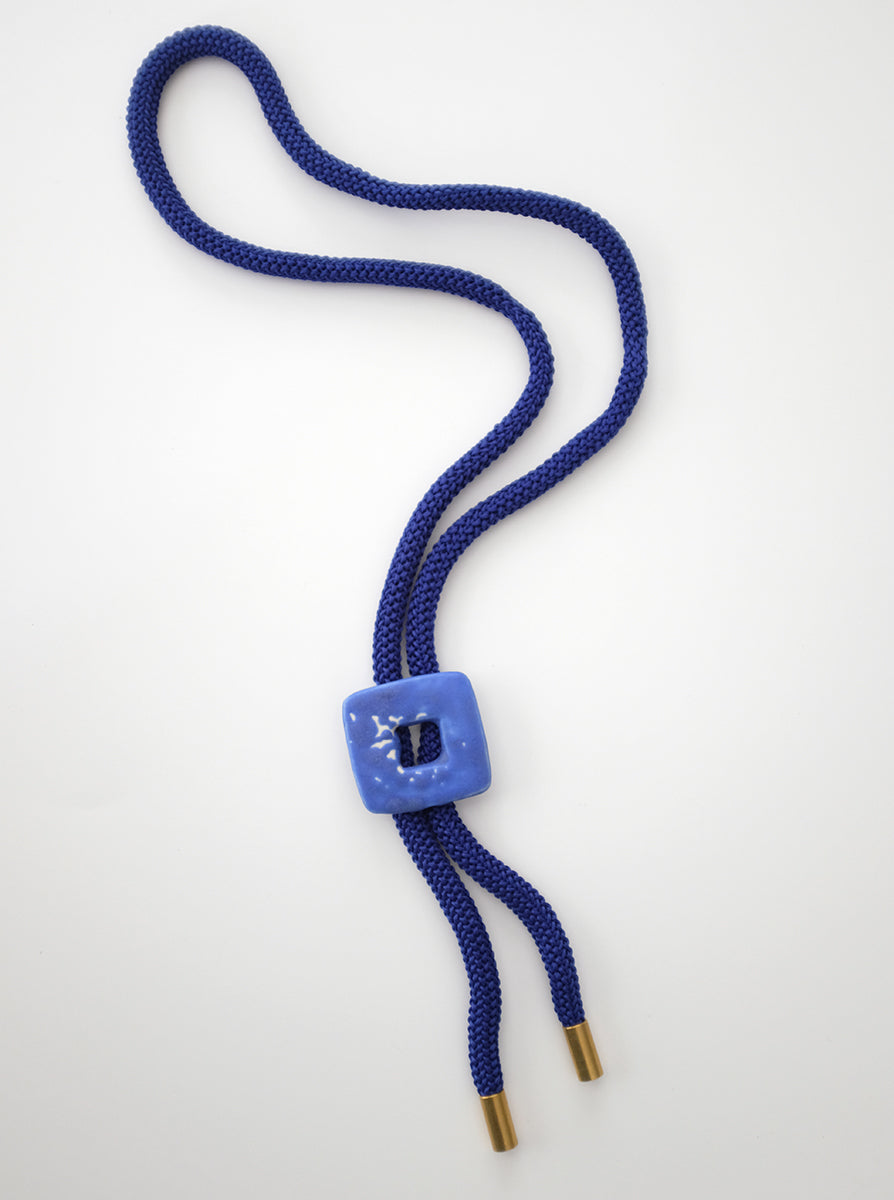 Ceramic Bolo Cobalt Square