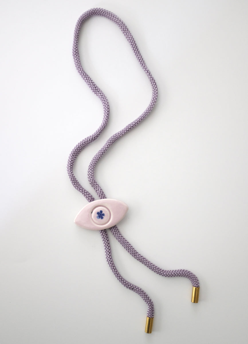 Ceramic Bolo Mauve Eye