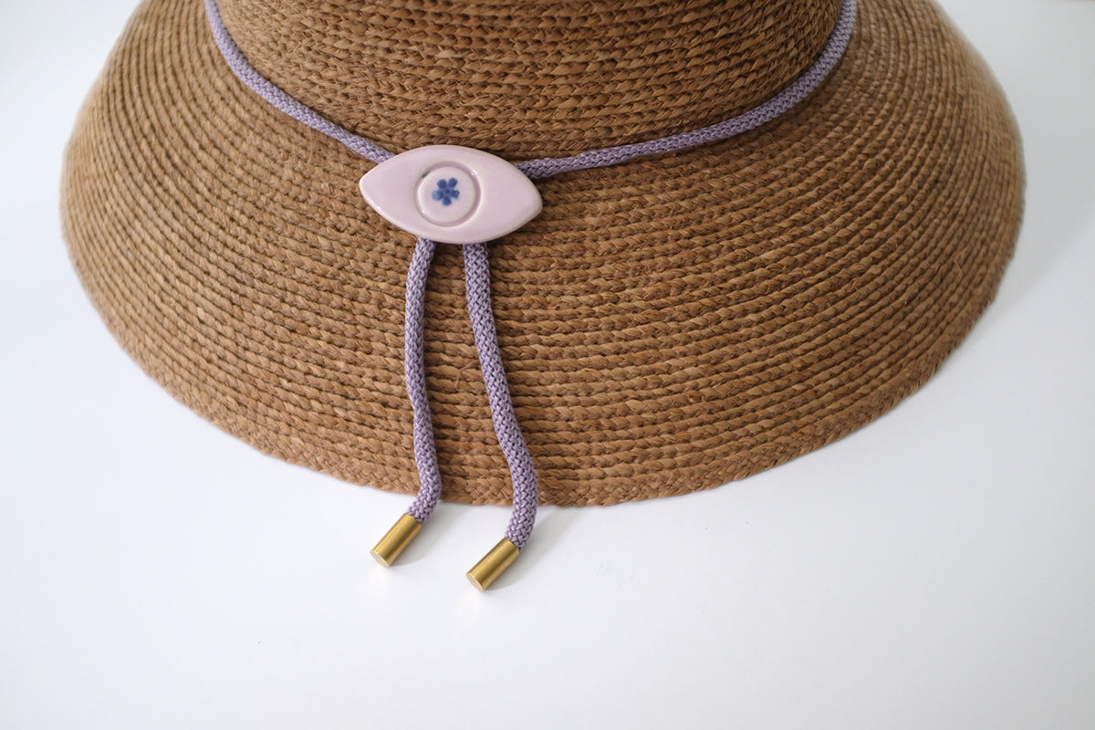 Ceramic Bolo Mauve Eye