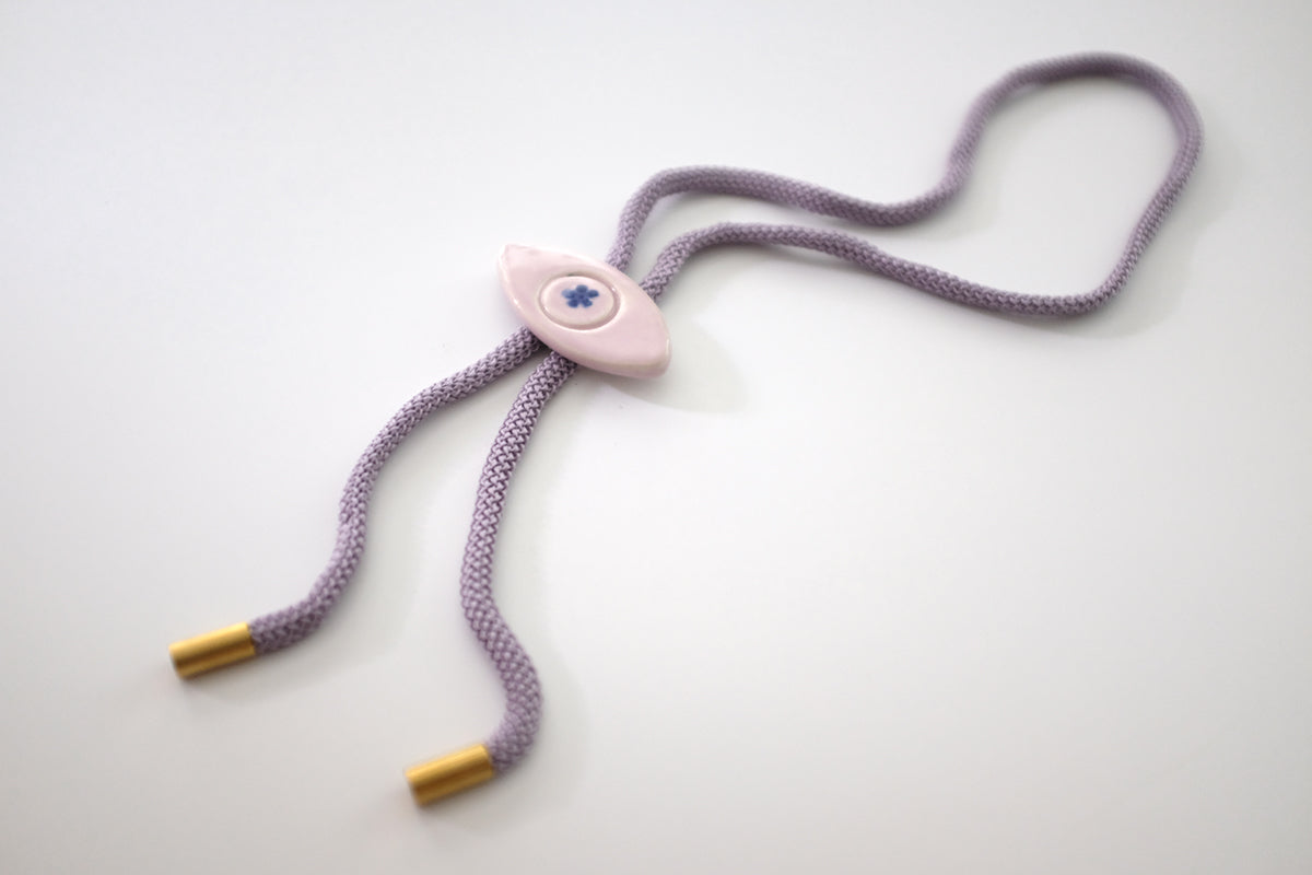 Ceramic Bolo Mauve Eye