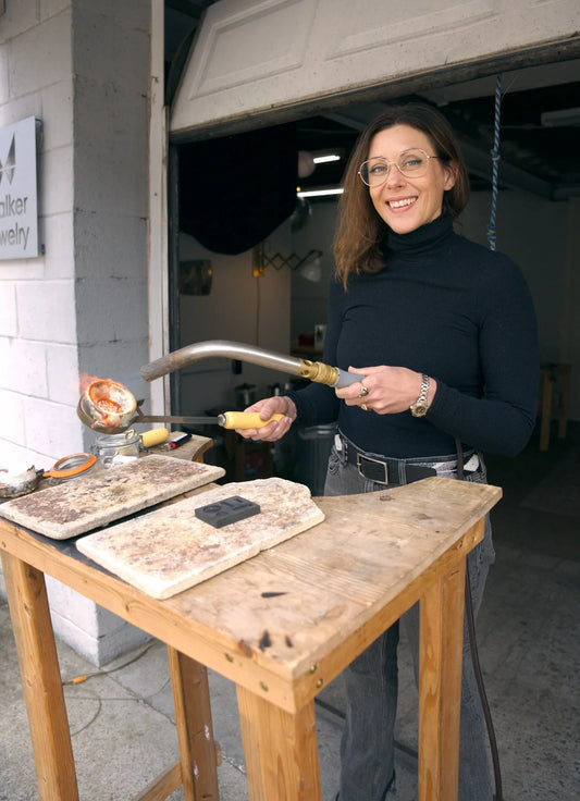 Creative Conversations: Lindsay Walker makes sustainable heirloom jewelry