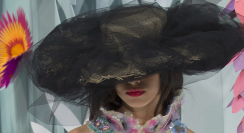 Beautiful to Bizarre: Hats of the Couture Runways Spring 2015