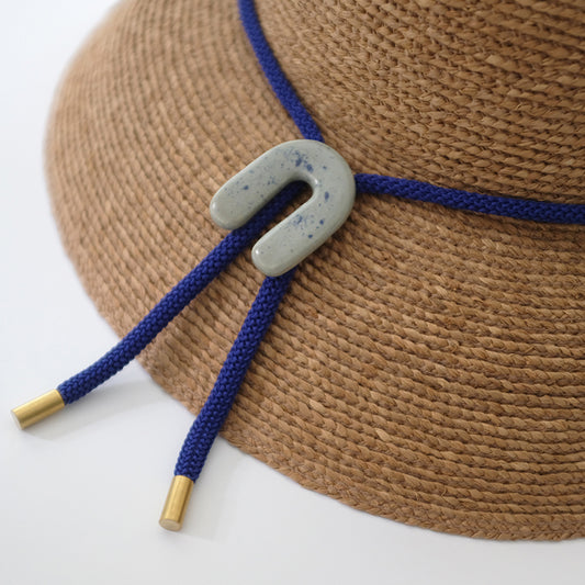 Ceramic Bolo Cobalt Horseshoe